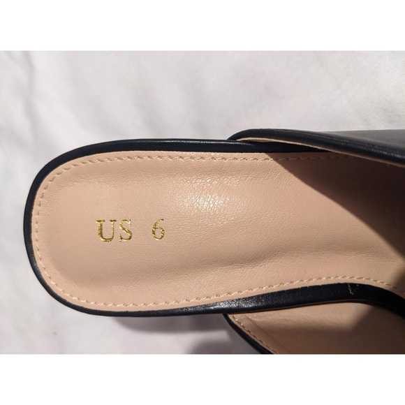 Black Women's Mules - Picture 3 of 4
